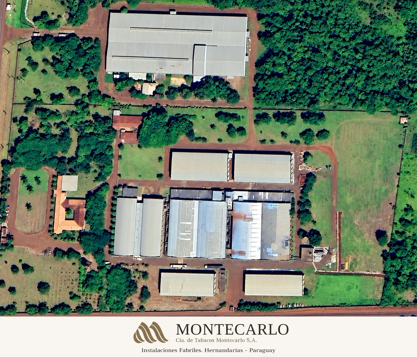 Satellite view of the industrial complex